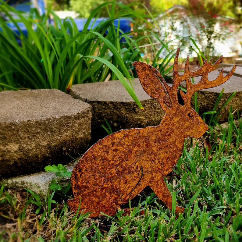 🌿Handmade Metal Garden Art - Rusted Garden Decor - Image 9