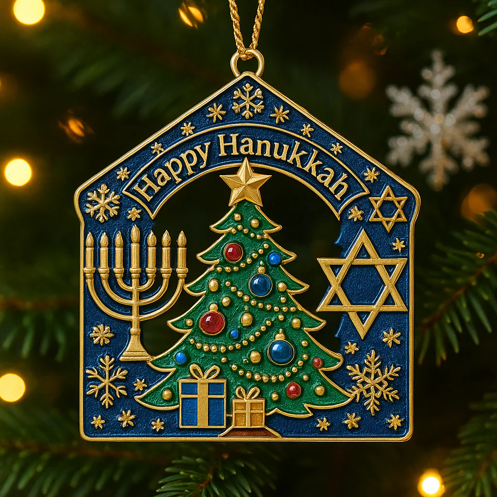 Hanukkah Christmas Ornament: A Celebration of Light and Joy