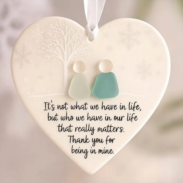 💙🌊Heart-Shaped Sea Glass Friendship Keepsake - Image 2
