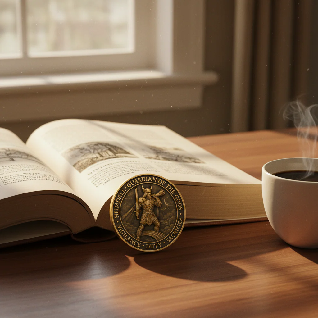 ⚔️ Heimdall Challenge Coin – The Guardian’s Gift - Image 3