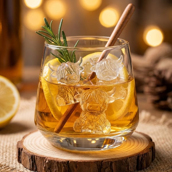 🐮 Mini Highland Cow Ice Cube & Dessert Mold 🧊🍪 Cute 3D Ice for Drinks, Parties & Gifts💕 - Image 17