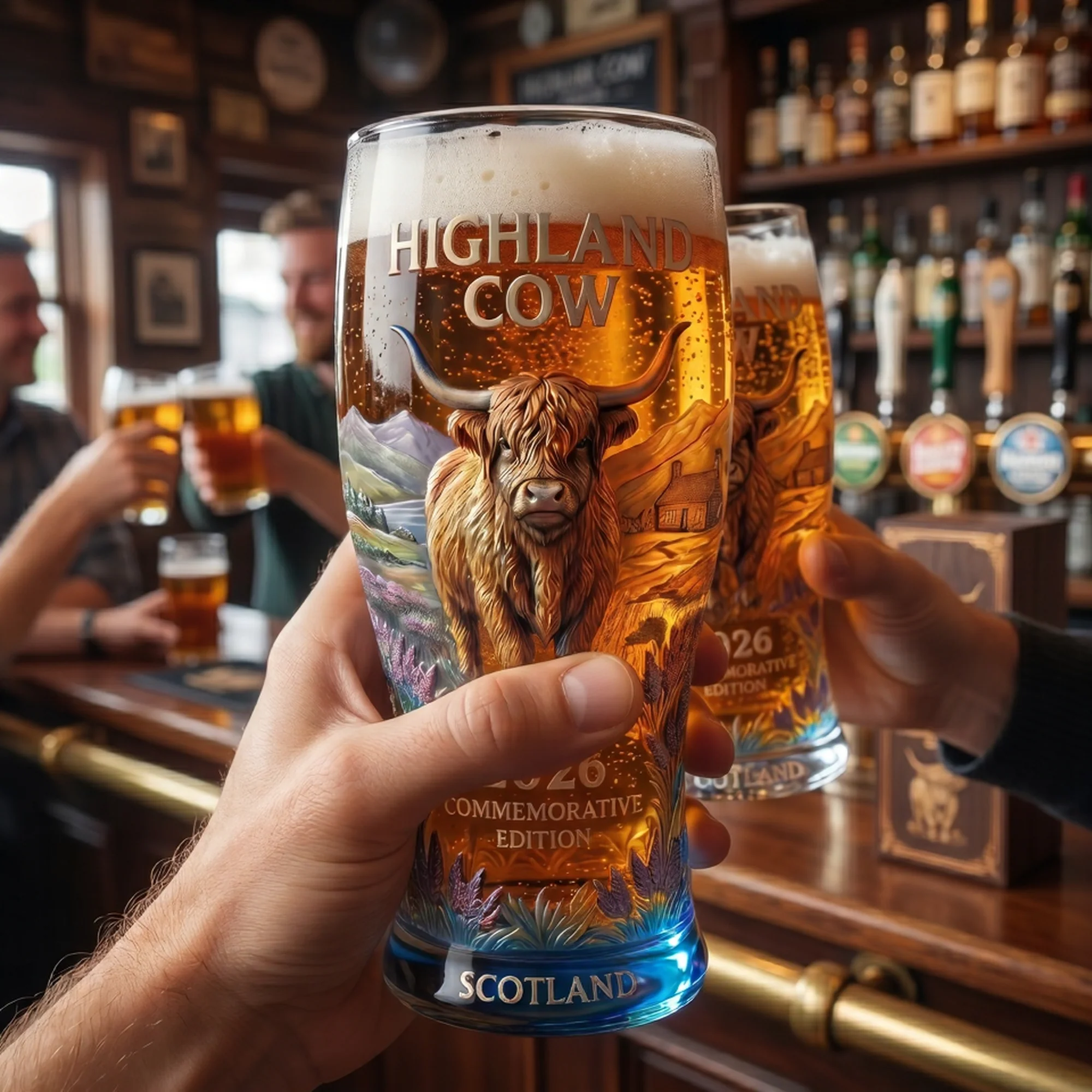🏔️2026 Highland Cow Commemorative Glass - Image 4