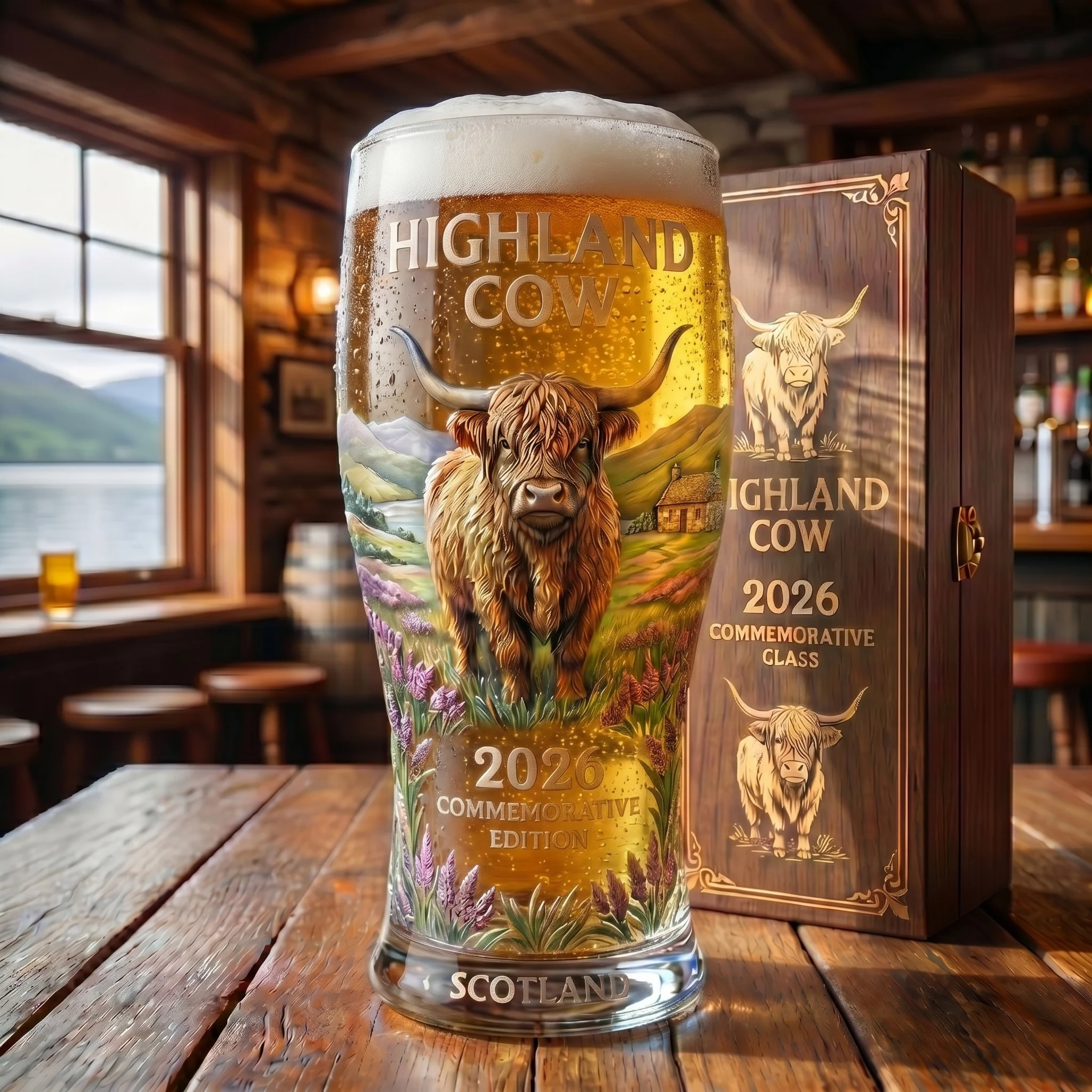 🏔️2026 Highland Cow Commemorative Glass - Image 5