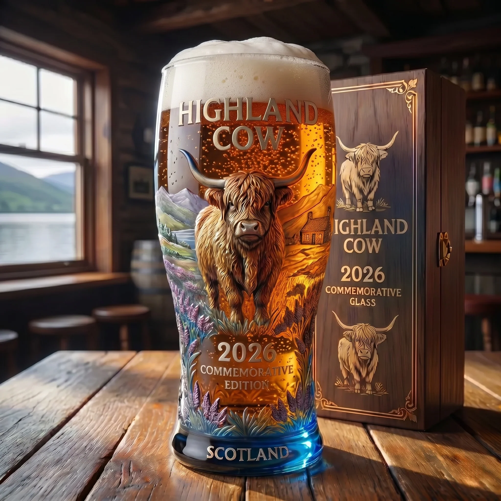 🏔️2026 Highland Cow Commemorative Glass - Image 6