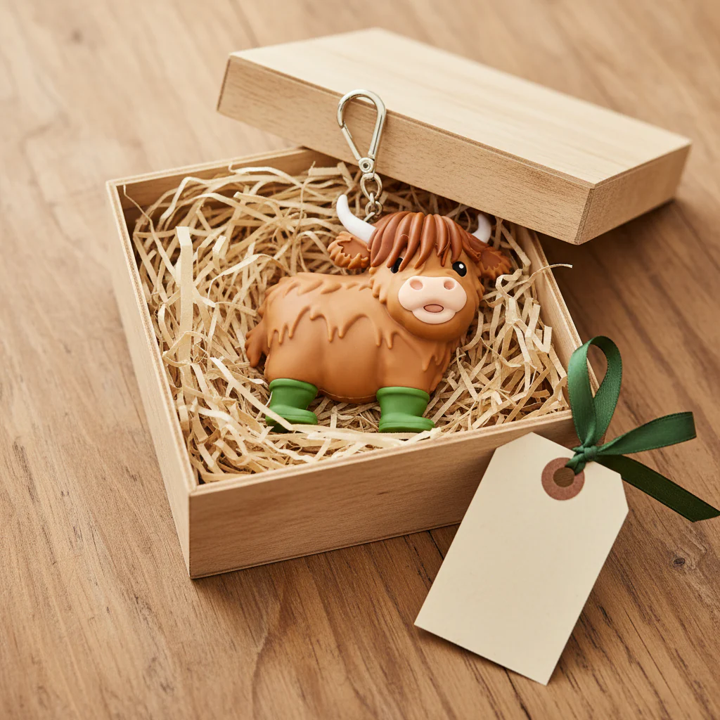 Highland Cow Keychain - Image 3