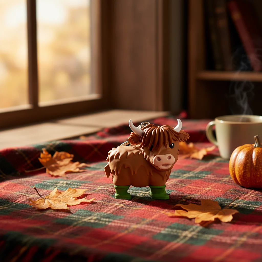 Highland Cow Keychain - Image 7