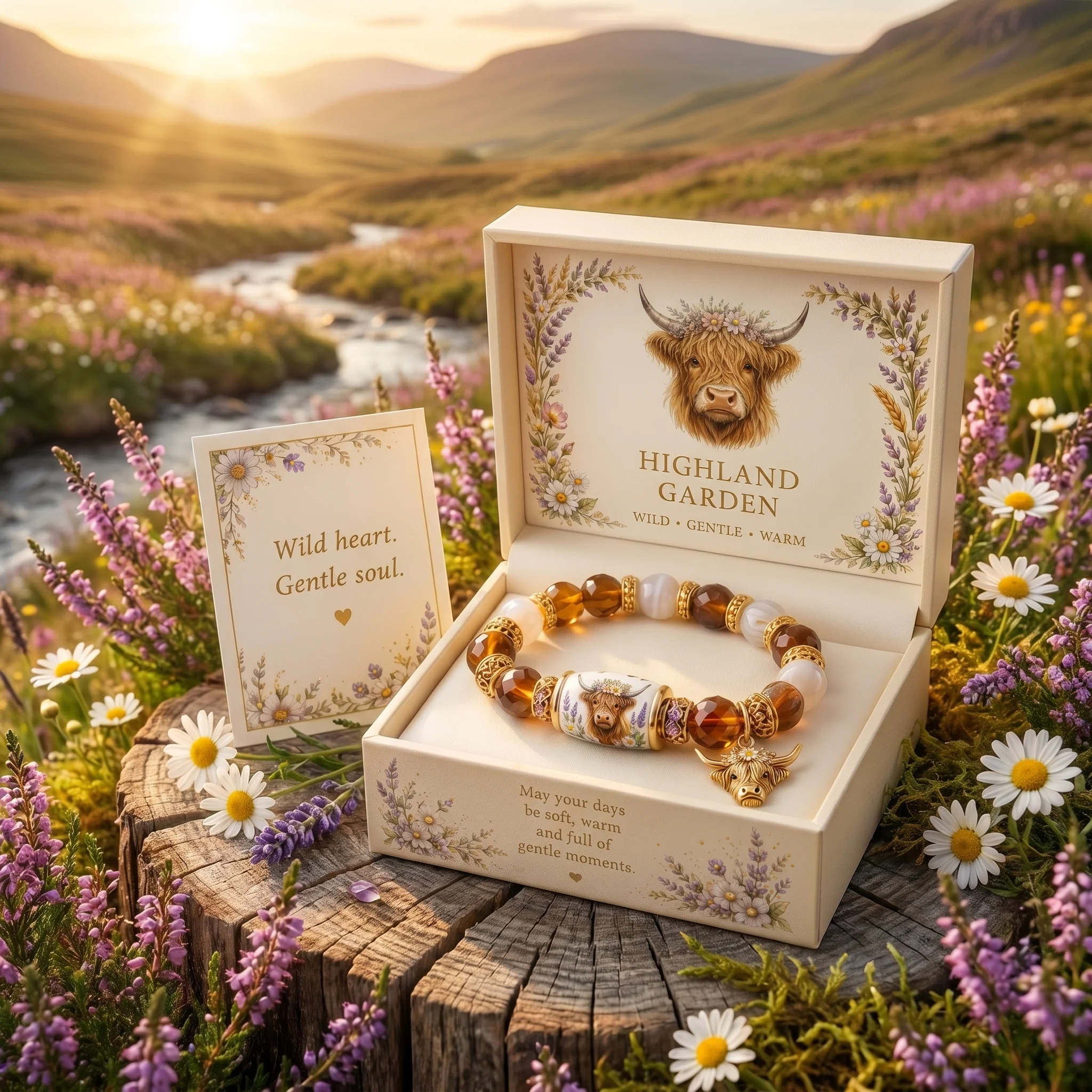 🐂Wild • Gentle • Warm🌾 — Highland Garden Bracelet✨ - Image 6