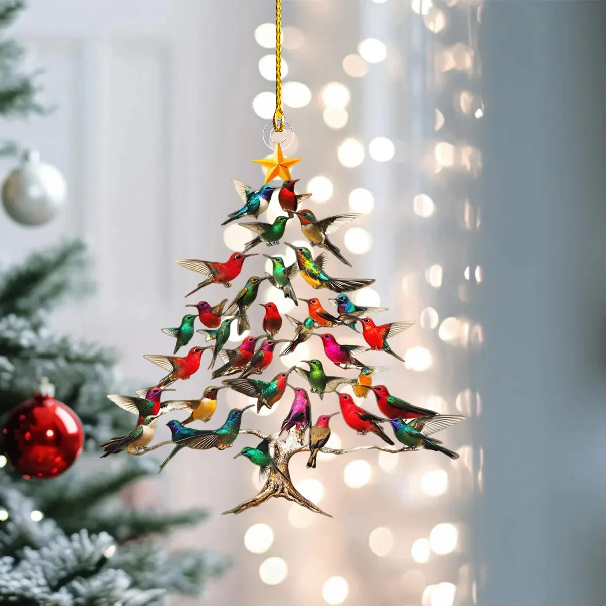 🔥2025 New Release 🐦🎄Hummingbird Christmas Ornament💠 (✨Same as in the video) - Image 3