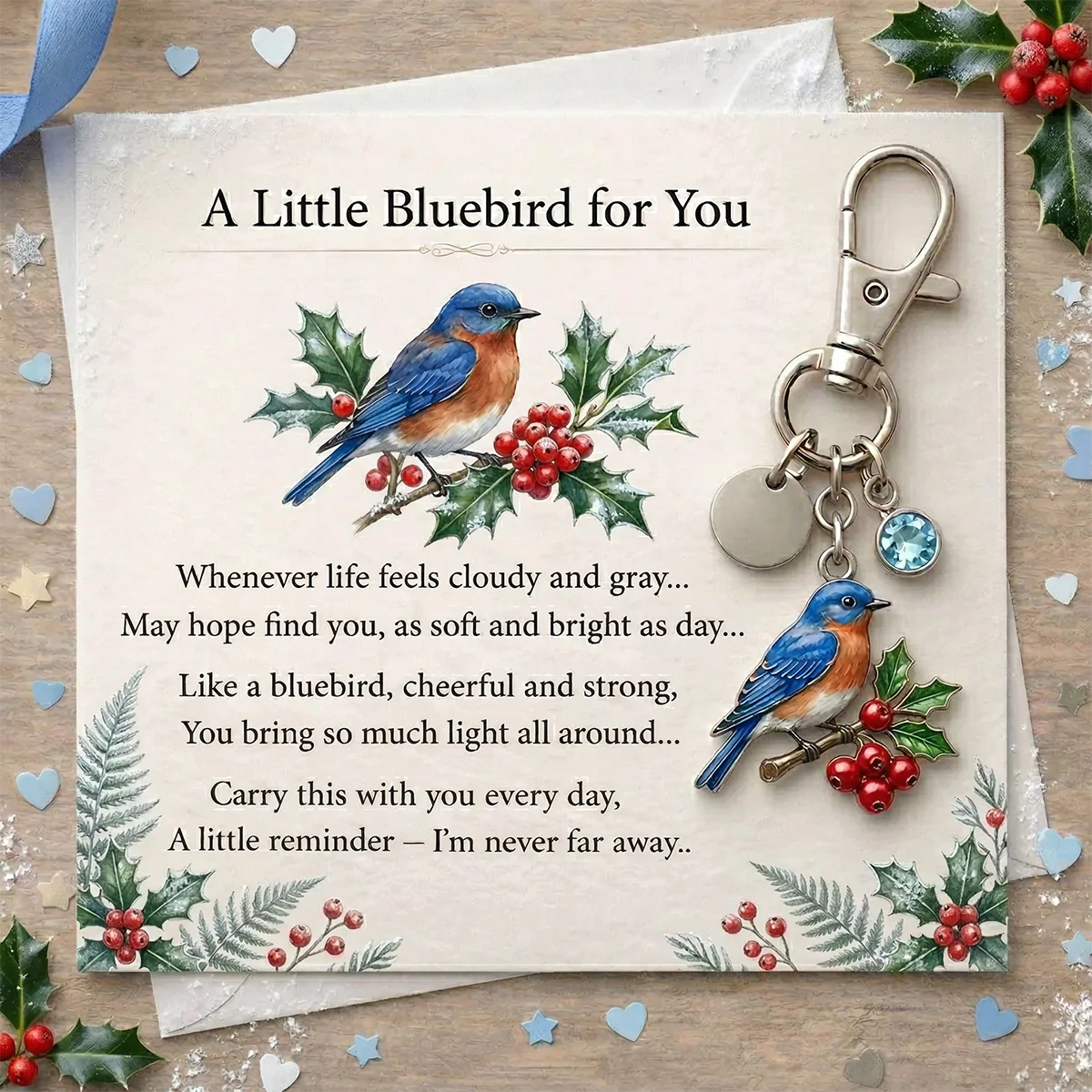 A Little Hummingbird for You keychain-A Meaningful Mother’s Day Gift Filled with Love & Comfort - Image 7