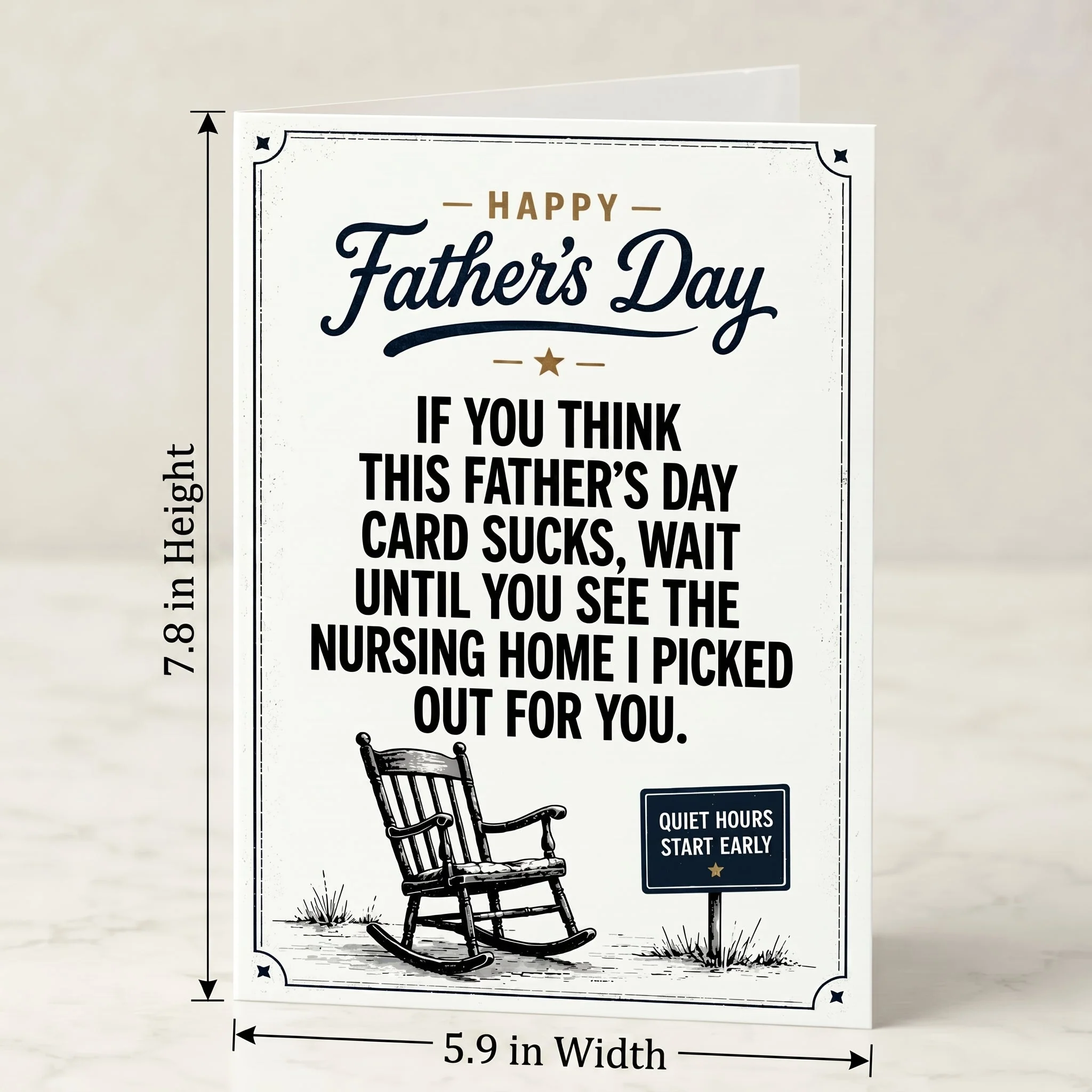 🔥Funny & Heartfelt Father’s Day Card for Dad✉Ready-to-Gift Humorous Greeting Card with Envelope - Image 8