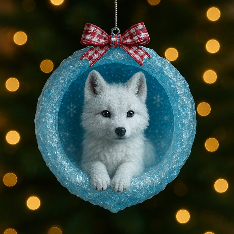 ❄️🦉Ice Crystal Cave Animal Ornaments - Image 3