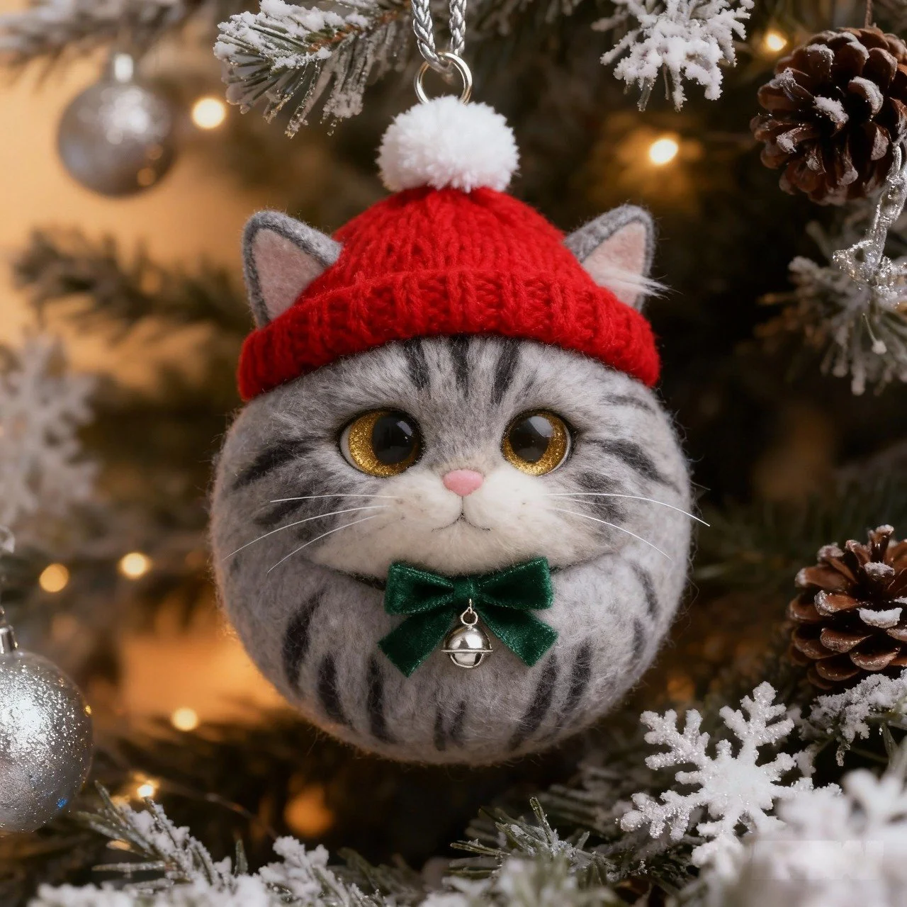 🌲Christmas Gift 50% Off--❄️Cozy Winter Kitty Ornament Collection🐱 - Image 2