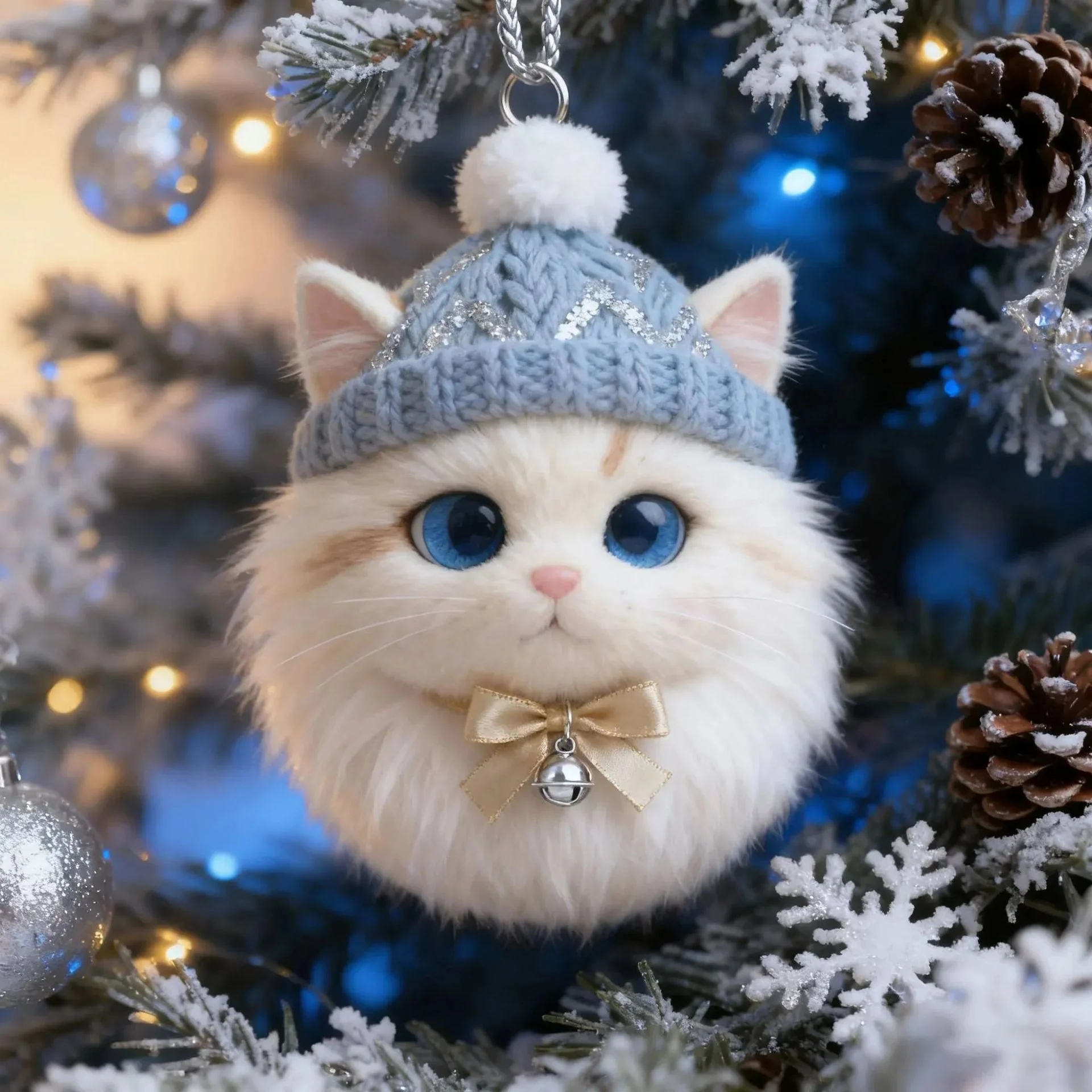 🌲Christmas Gift 50% Off--❄️Cozy Winter Kitty Ornament Collection🐱 - Image 4