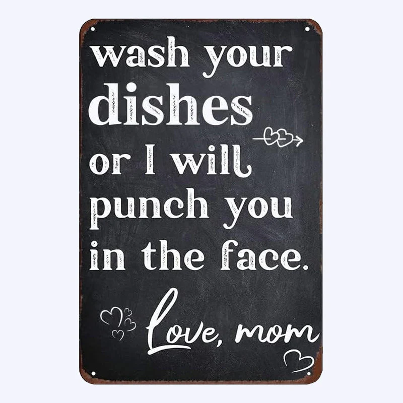"Love, Mom" Decorative Plaque - Image 2