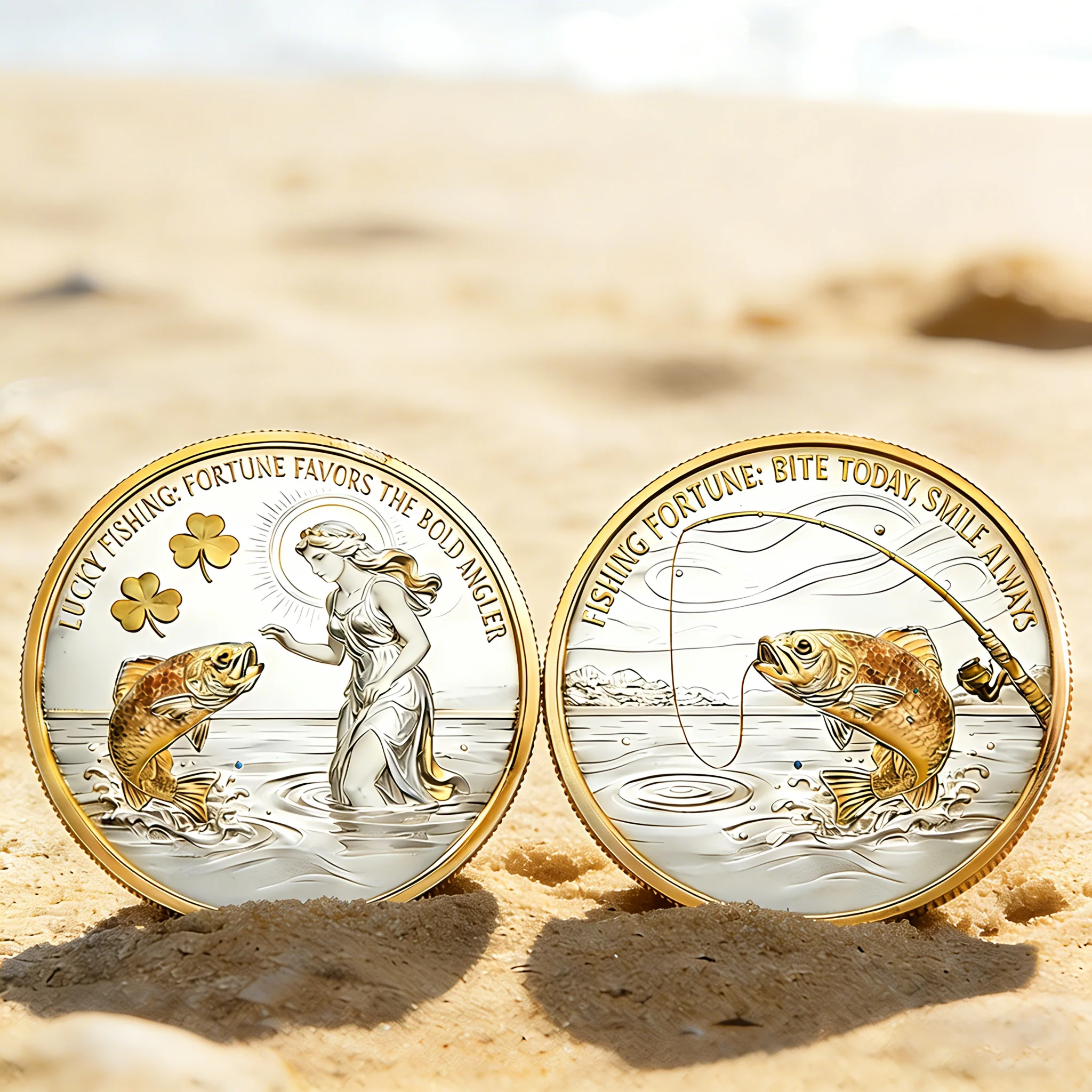🍀Lucky Fishing Commemorative Coin – No Empty Nets