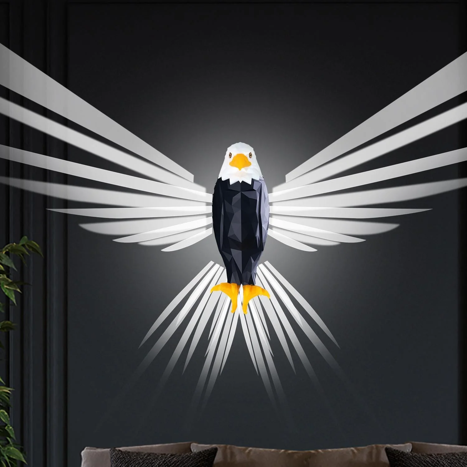 💡July 4th Gift 50% Off--🦅Eagle LED Wall Light – Magnetic Night Lamp for Bedroom & Living Room