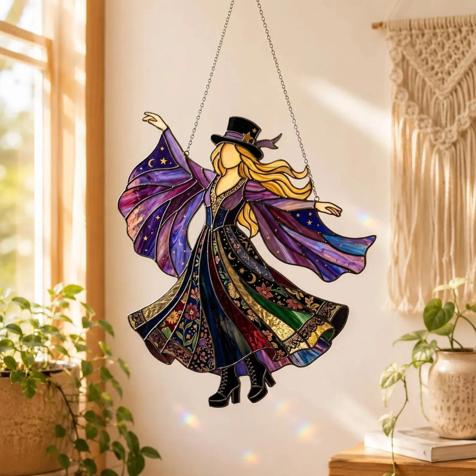 💥💥LAST DAY 50% OFF - 💃Stevie Nicks🤘Handmade  Spinner