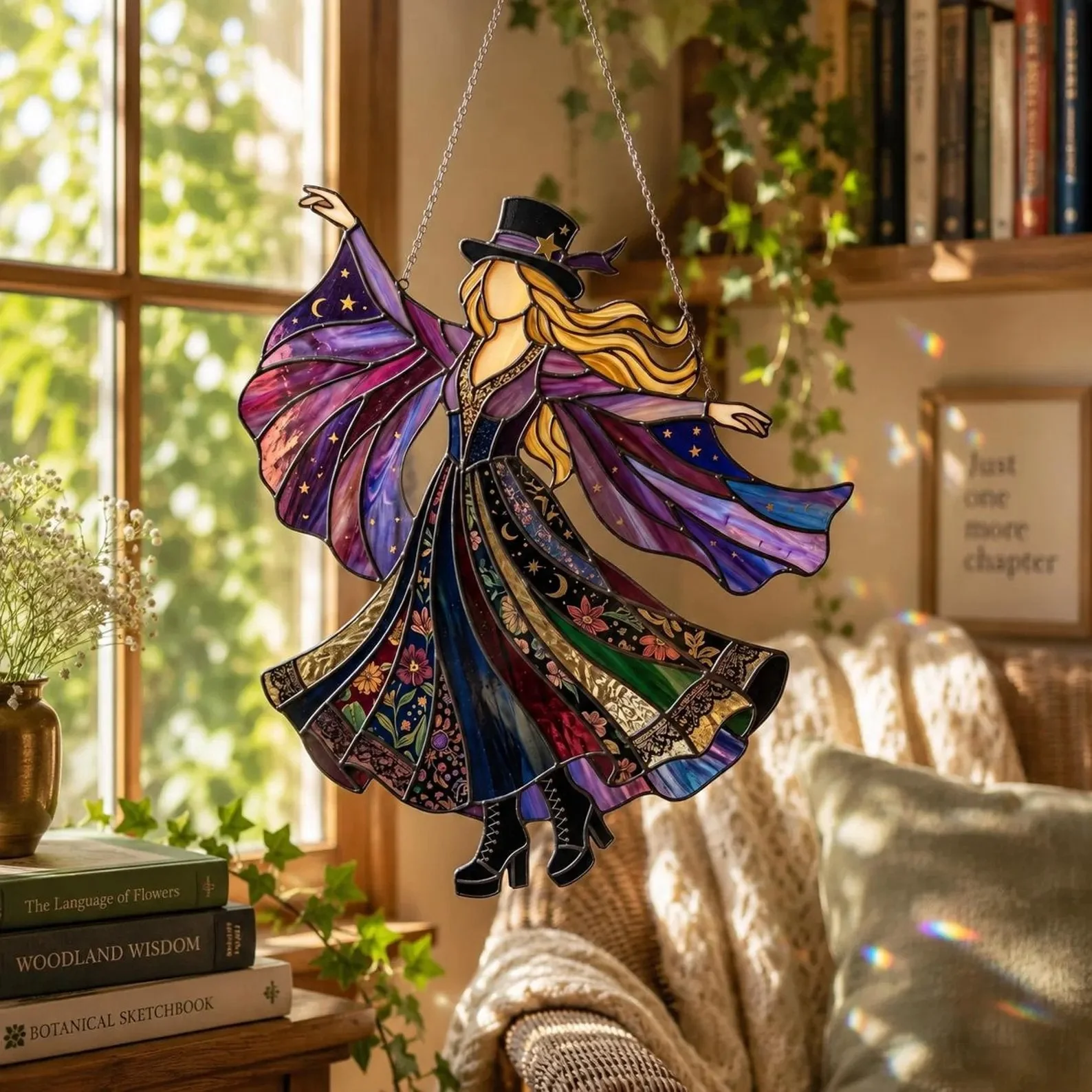 💥💥LAST DAY 50% OFF - 💃Stevie Nicks🤘Handmade  Spinner - Image 8