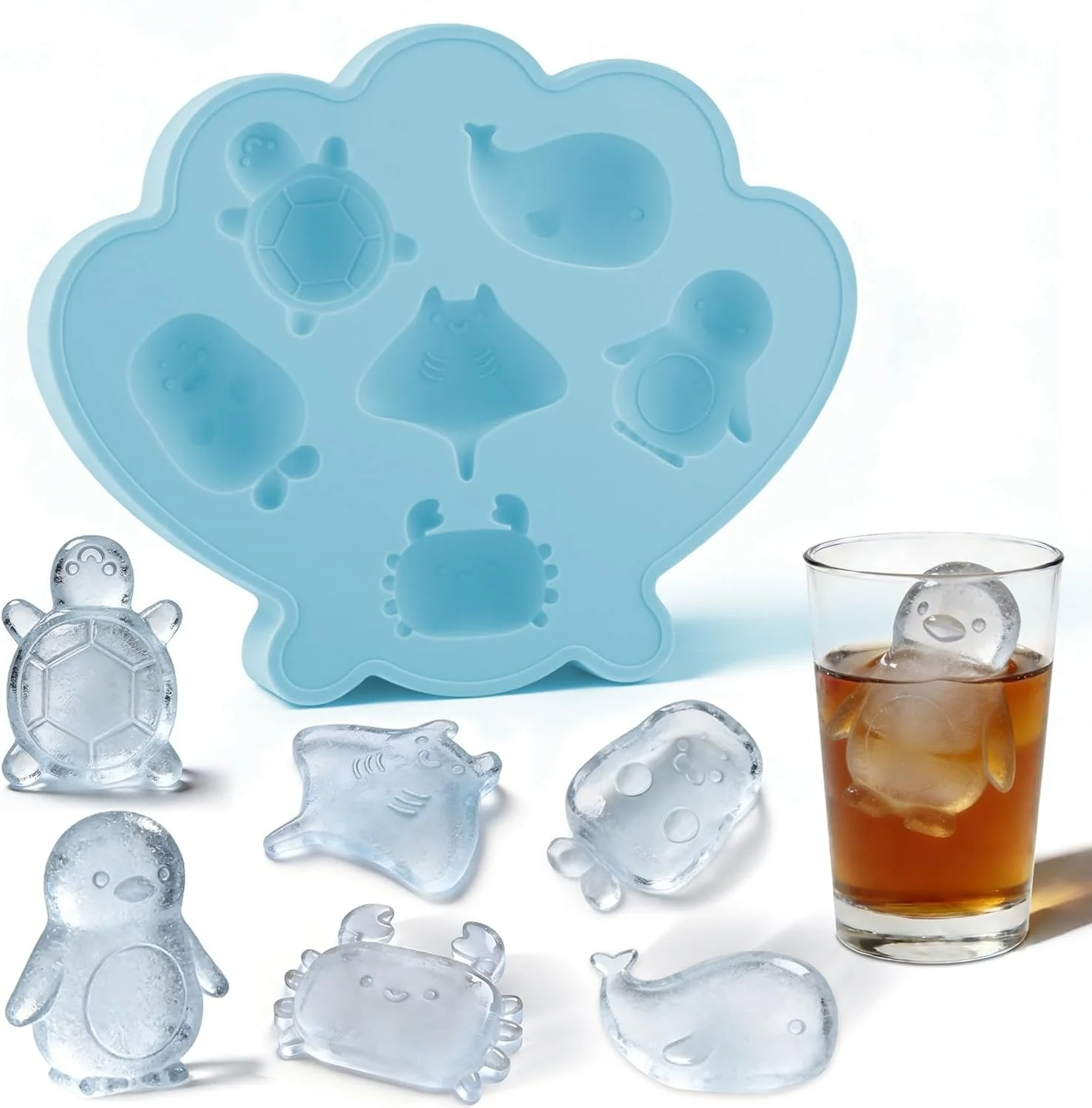 Marine Life Silicone Ice Cube Tray - Image 2