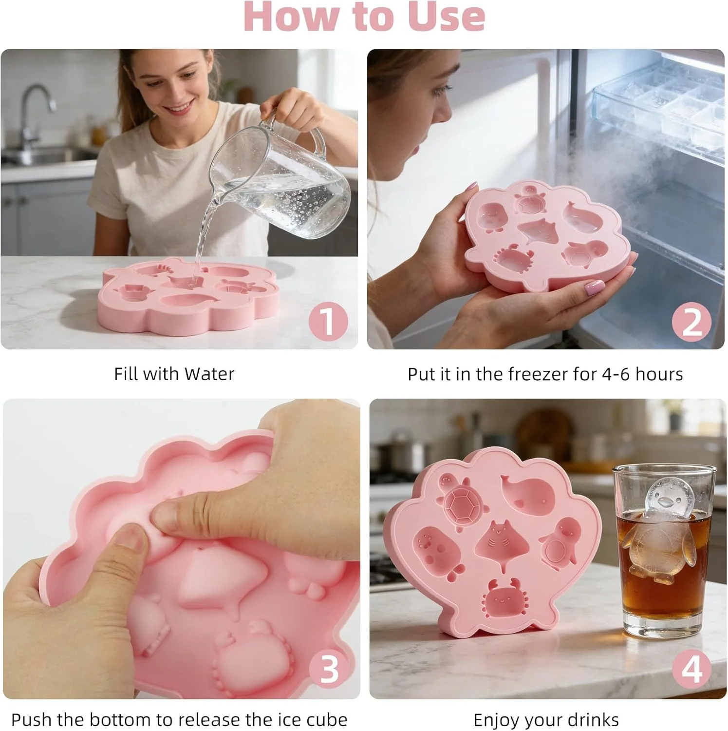 Marine Life Silicone Ice Cube Tray - Image 4