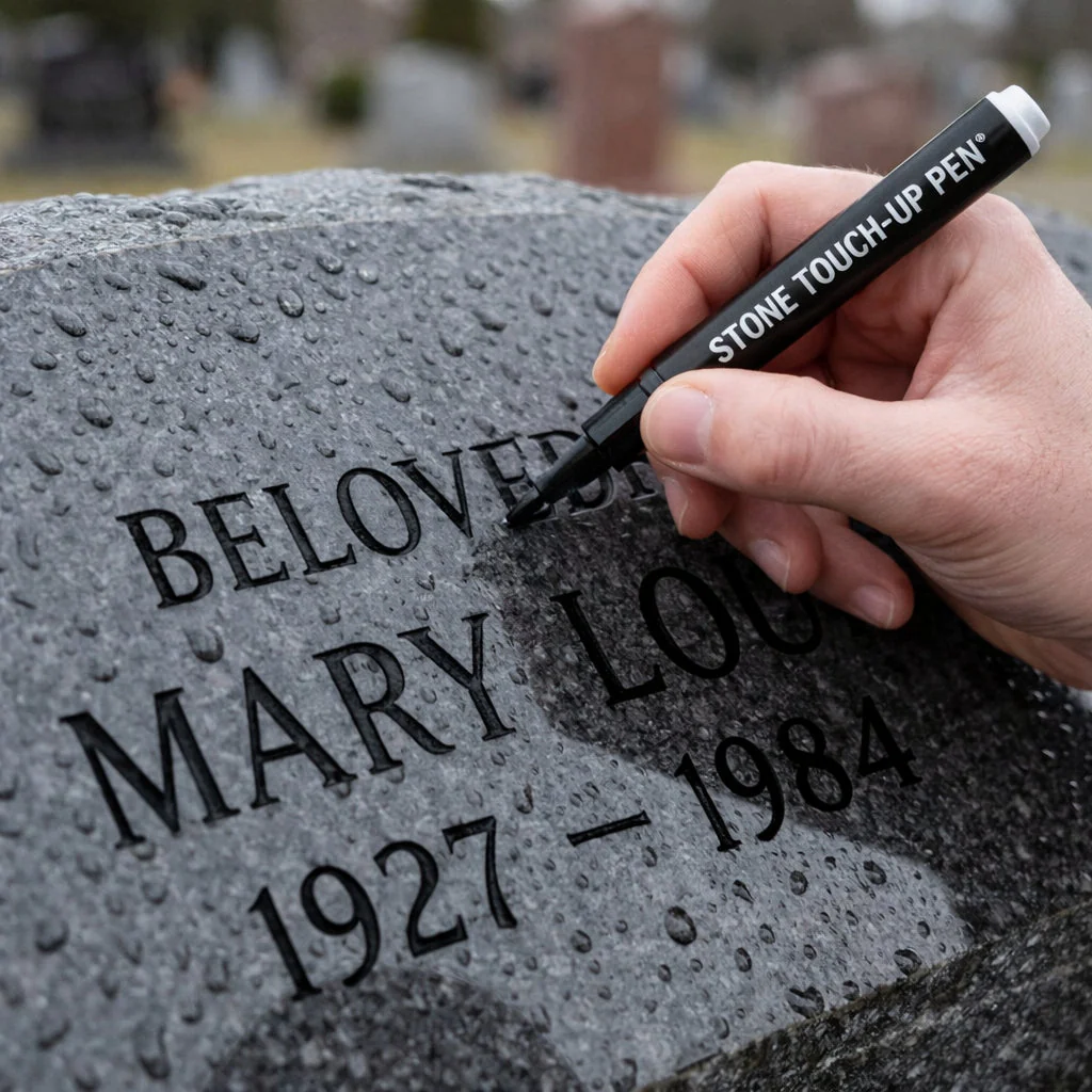 🖋️🖋️Golden Tombstone Marker Pen for Restoring Faded Grave Inscriptions - Image 13