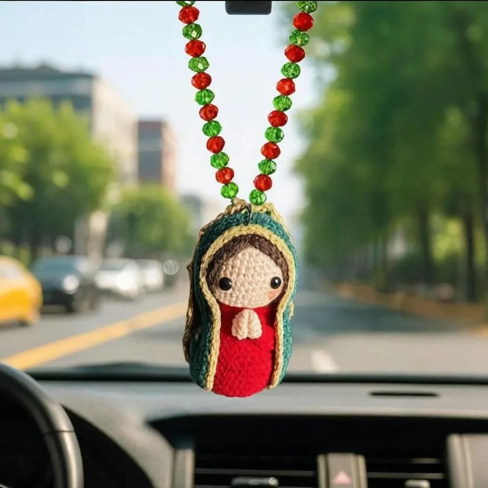🙏Cute Mary Statue Car Interior Decoration - Image 2