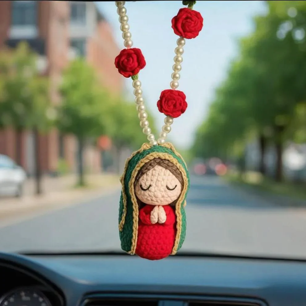 🙏Cute Mary Statue Car Interior Decoration - Image 3