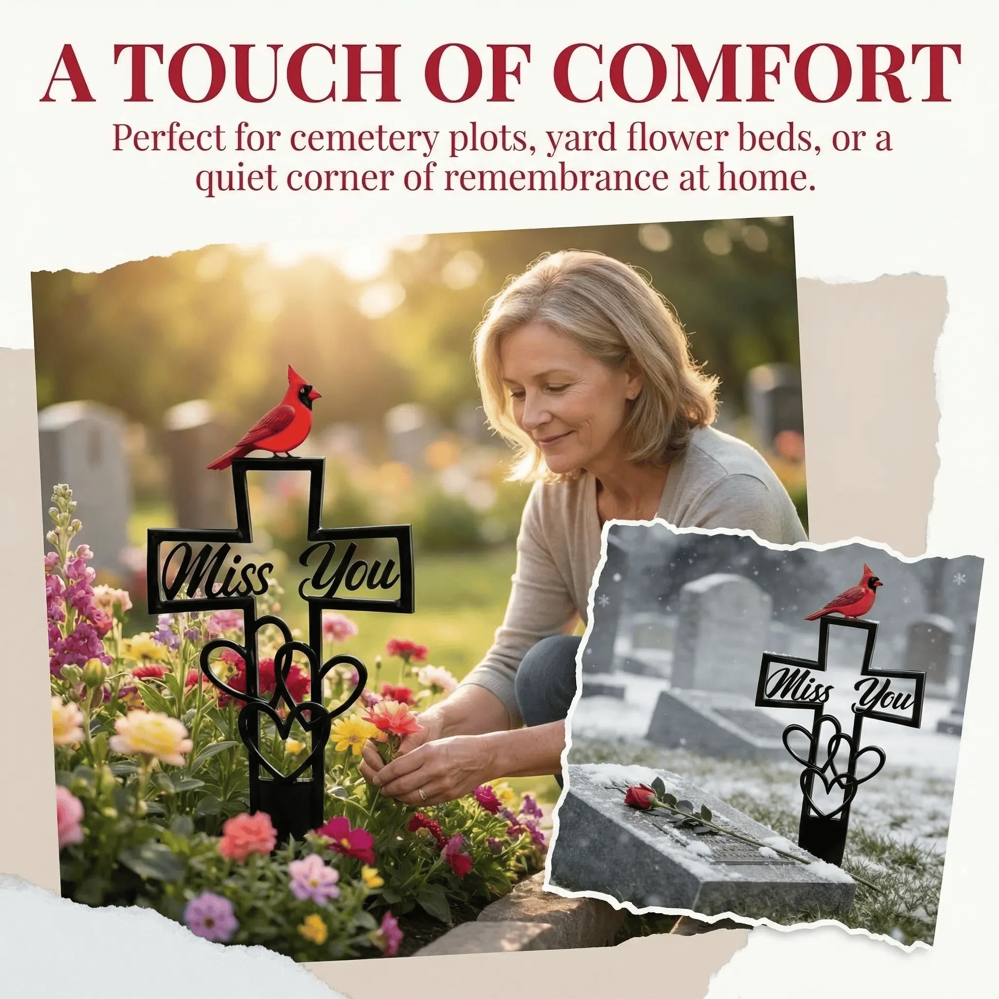 🐦LAST DAY 49% OFF -💖✝️Metal Cemetery Memorial Plaque for Remembrance✝️ - Image 10