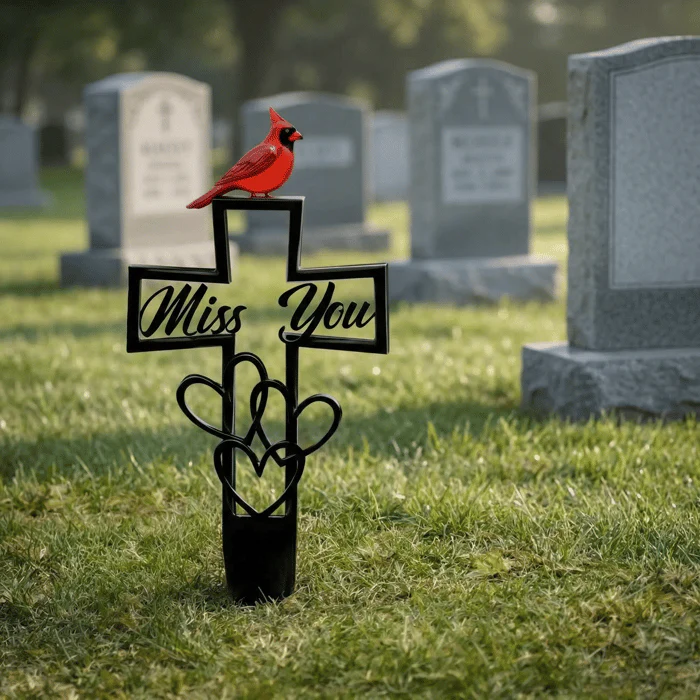 🐦LAST DAY 49% OFF -💖✝️Metal Cemetery Memorial Plaque for Remembrance✝️ - Image 8