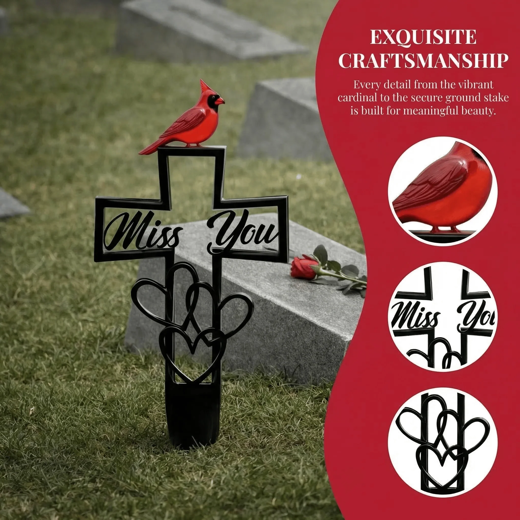 🐦LAST DAY 49% OFF -💖✝️Metal Cemetery Memorial Plaque for Remembrance✝️ - Image 9
