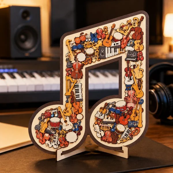 🔥Last Day 50% OFF - 🎶Musical Note Instrument Jigsaw Puzzle Ornament(✨Buy 2 Free Shipping) - Image 2