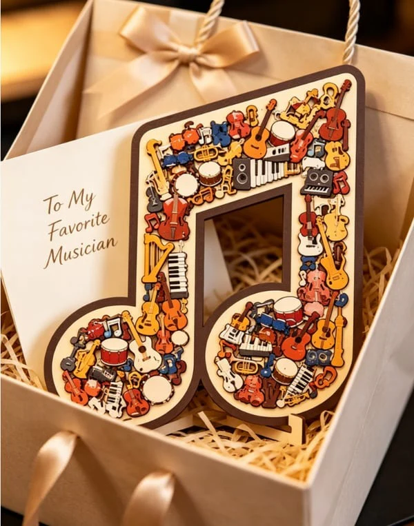 🔥Last Day 50% OFF - 🎶Musical Note Instrument Jigsaw Puzzle Ornament(✨Buy 2 Free Shipping) - Image 7