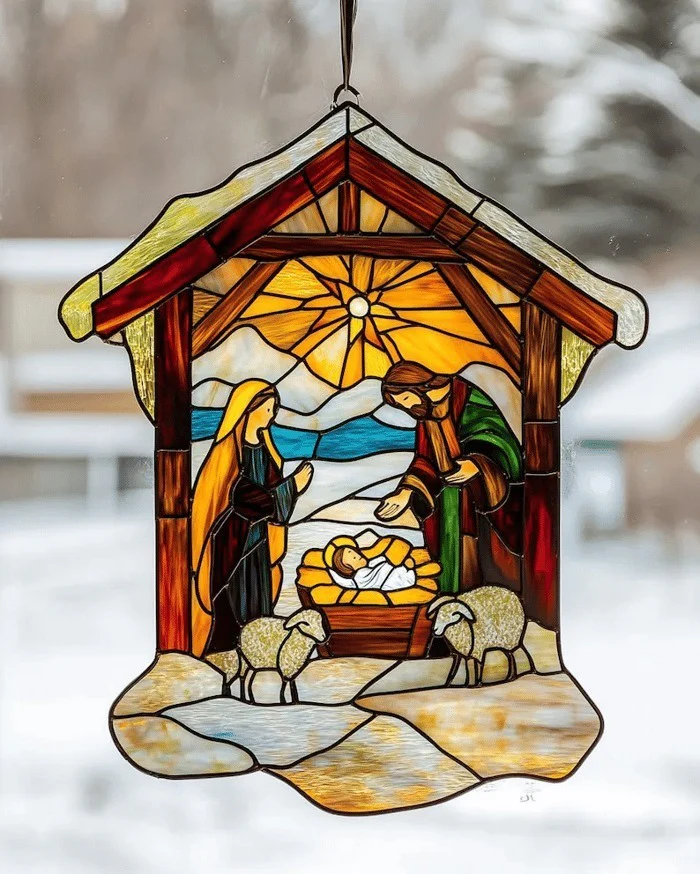 🎉Nativity Scene Suncatcher - Image 12