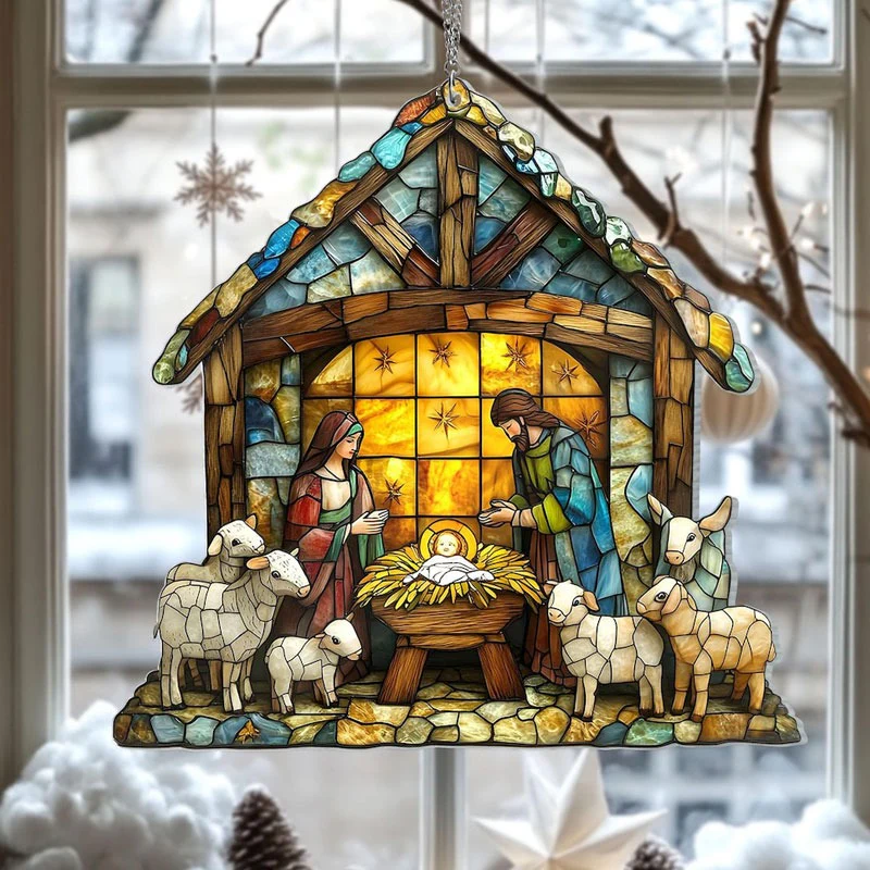 🎉Nativity Scene Suncatcher - Image 3