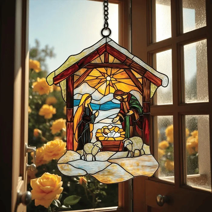 🎉Nativity Scene Suncatcher - Image 9