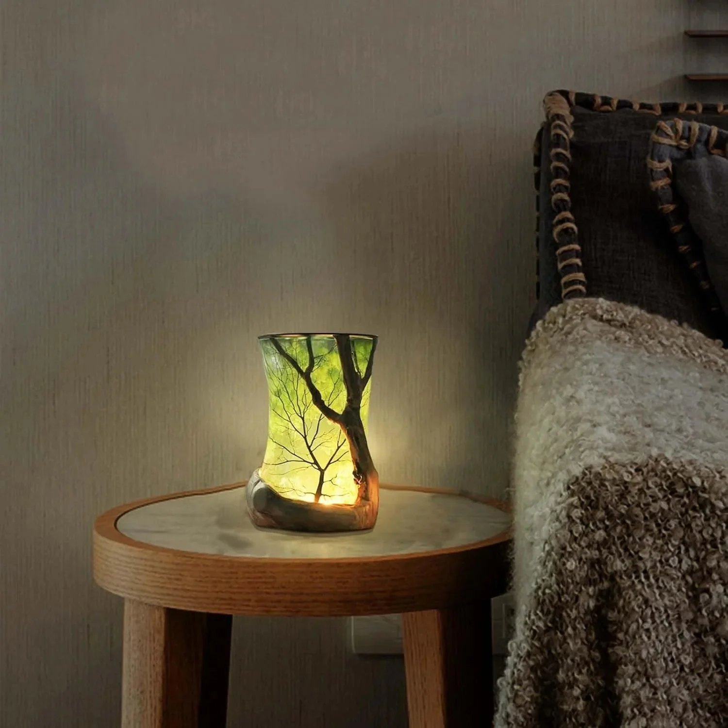 🌿“Enchanted Forest” Nature-Inspired Ambient Lamp - Image 3