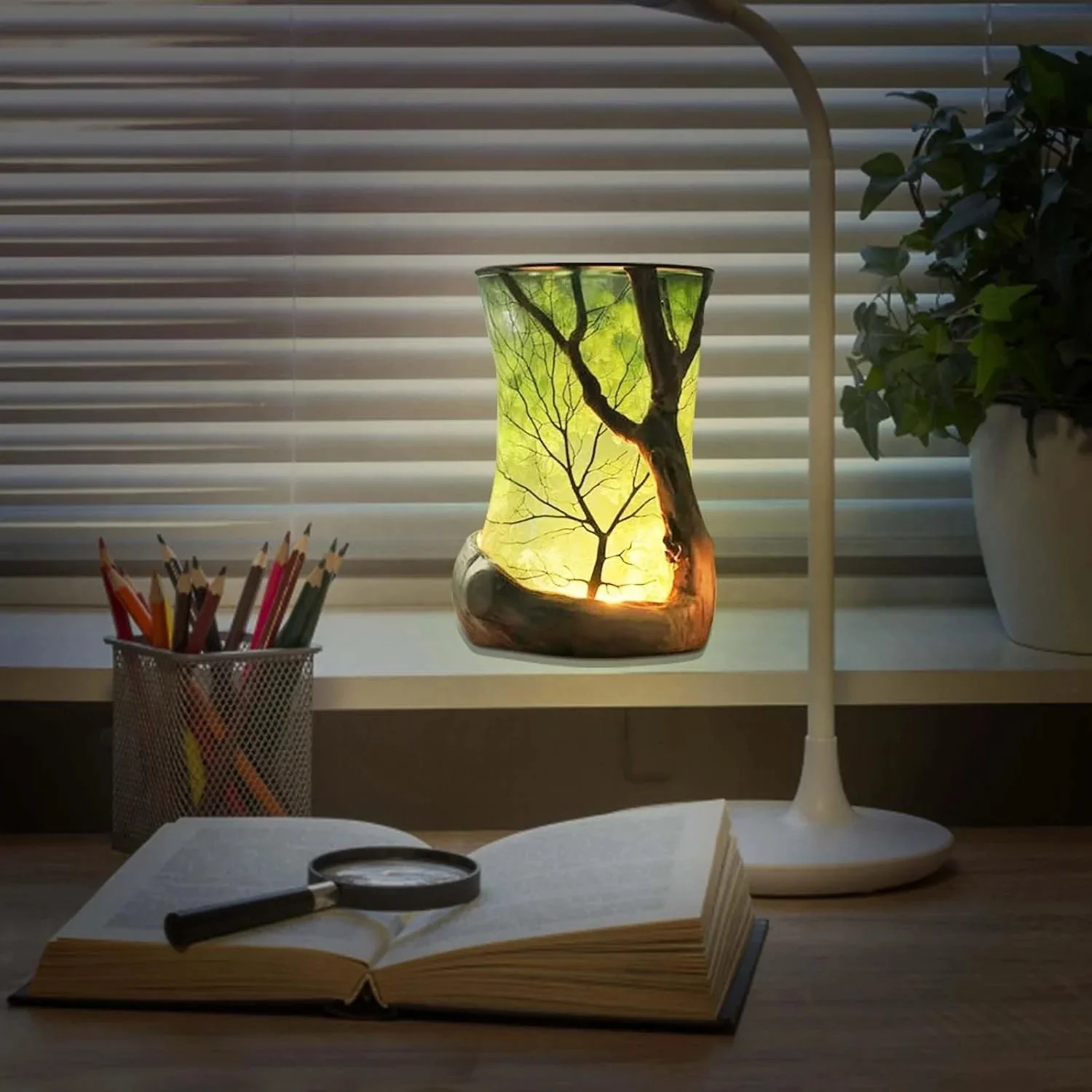 🌿“Enchanted Forest” Nature-Inspired Ambient Lamp - Image 4