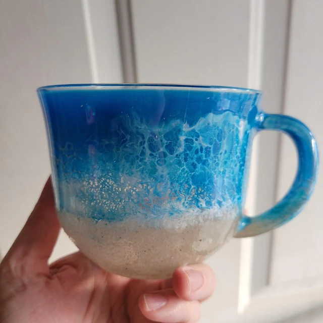 Ocean Breeze Glass Mug - Image 6