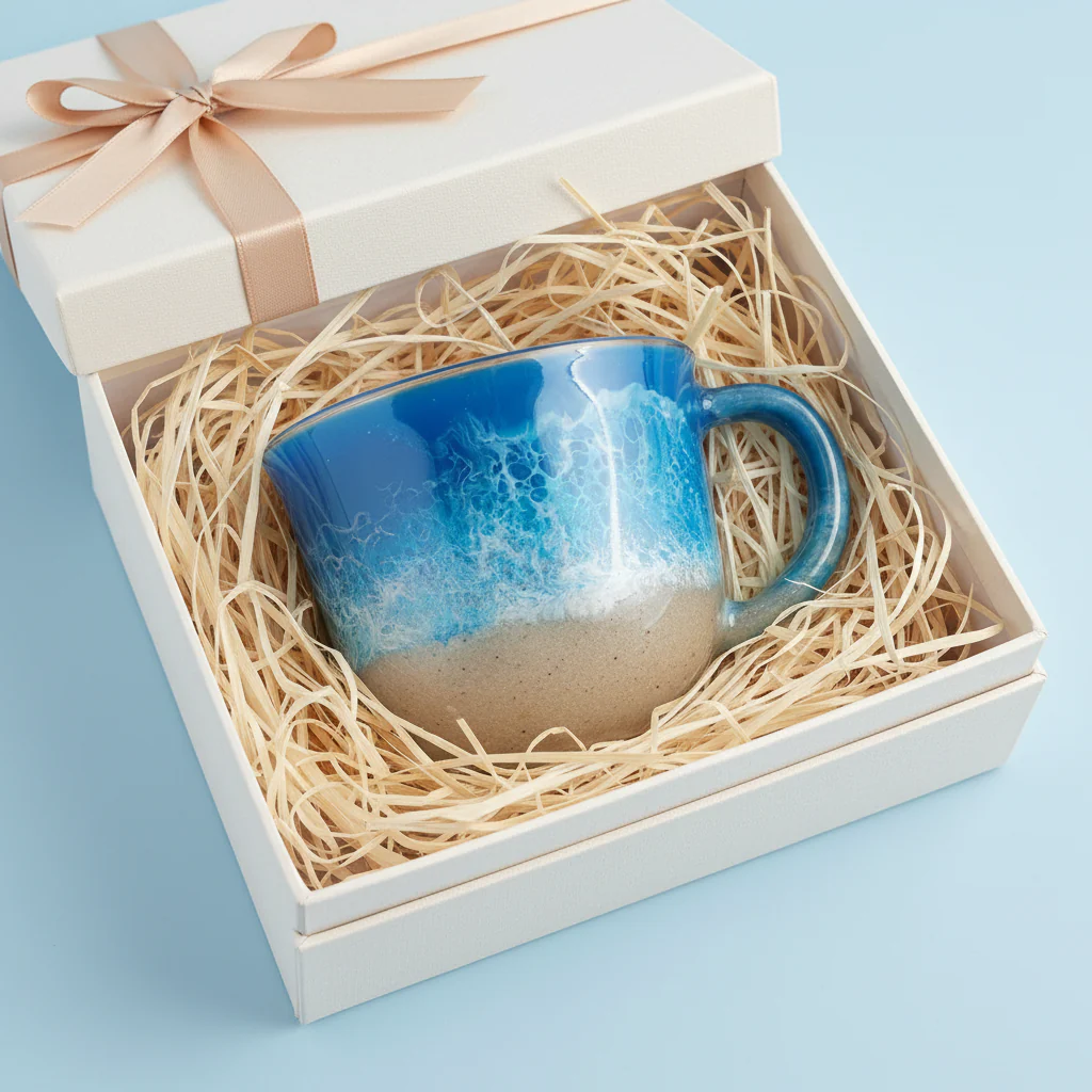 Ocean Breeze Glass Mug - Image 8