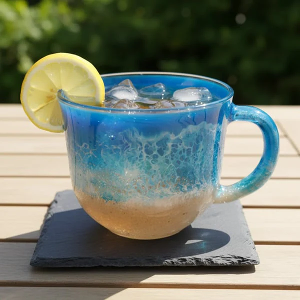 š„Last Day 50% OFF-šOcean Breeze Glass Mug - Image 3