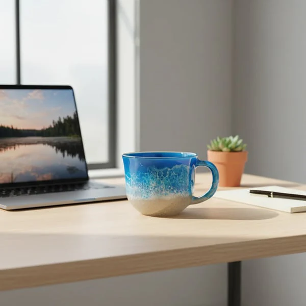 š„Last Day 50% OFF-šOcean Breeze Glass Mug - Image 4