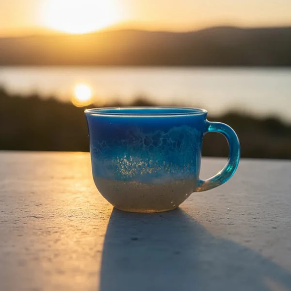 š„Last Day 50% OFF-šOcean Breeze Glass Mug - Image 5
