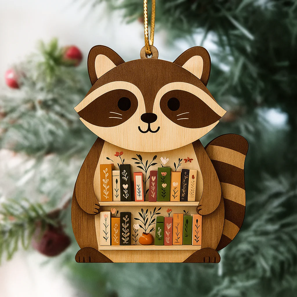 Owl Bookshelf Ornament - Image 4