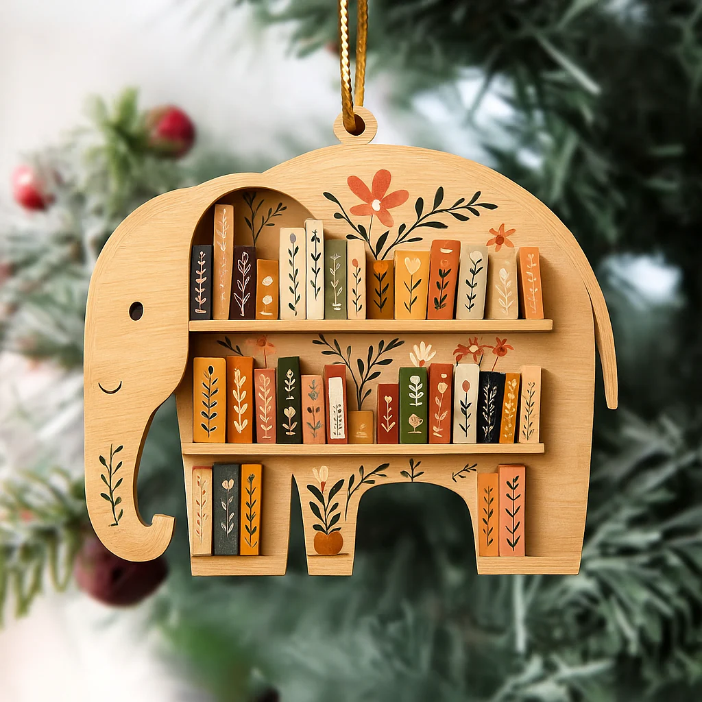 🌲Christmas Gift 50% Off--Owl Bookshelf Ornament - Image 2
