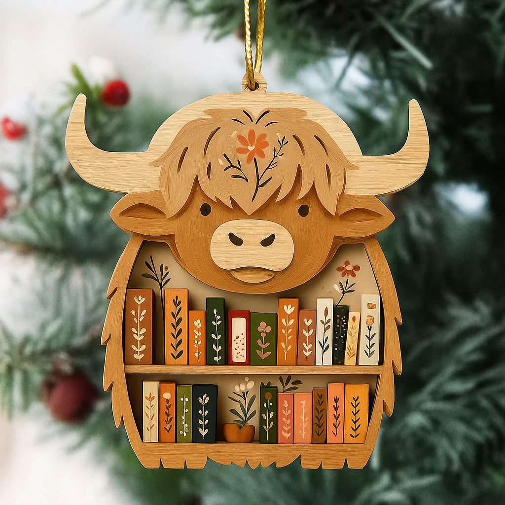 🌲Christmas Gift 50% Off--Owl Bookshelf Ornament - Image 3