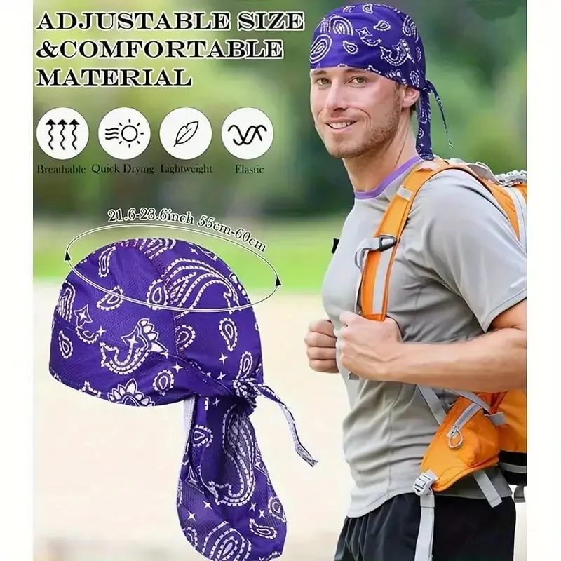 🔥LAST DAY 69% OFF- Paisley Cooling Headscarf Cap - Image 17