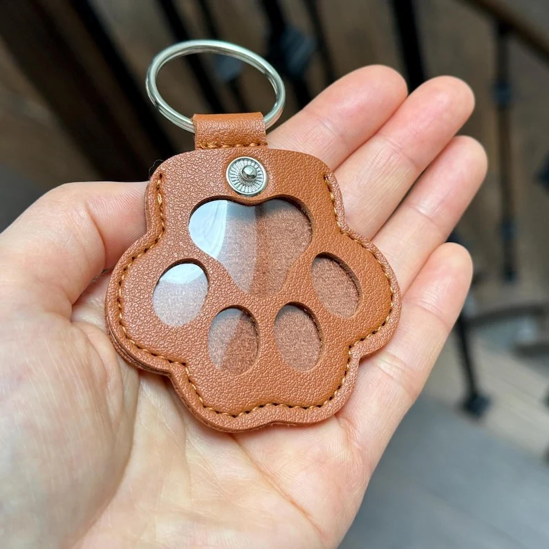 🎁Pet hair memorial charm, Engraved pet loss gift - Image 9