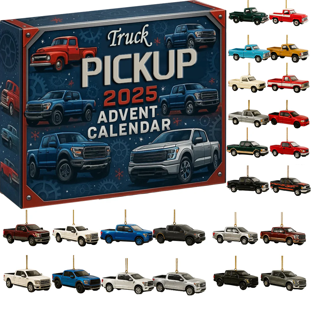 🌲🎁2025 Truck Pickup Advent Calendar | 24 Days of Diecast Truck Surprises 🚚🎁 - Image 2