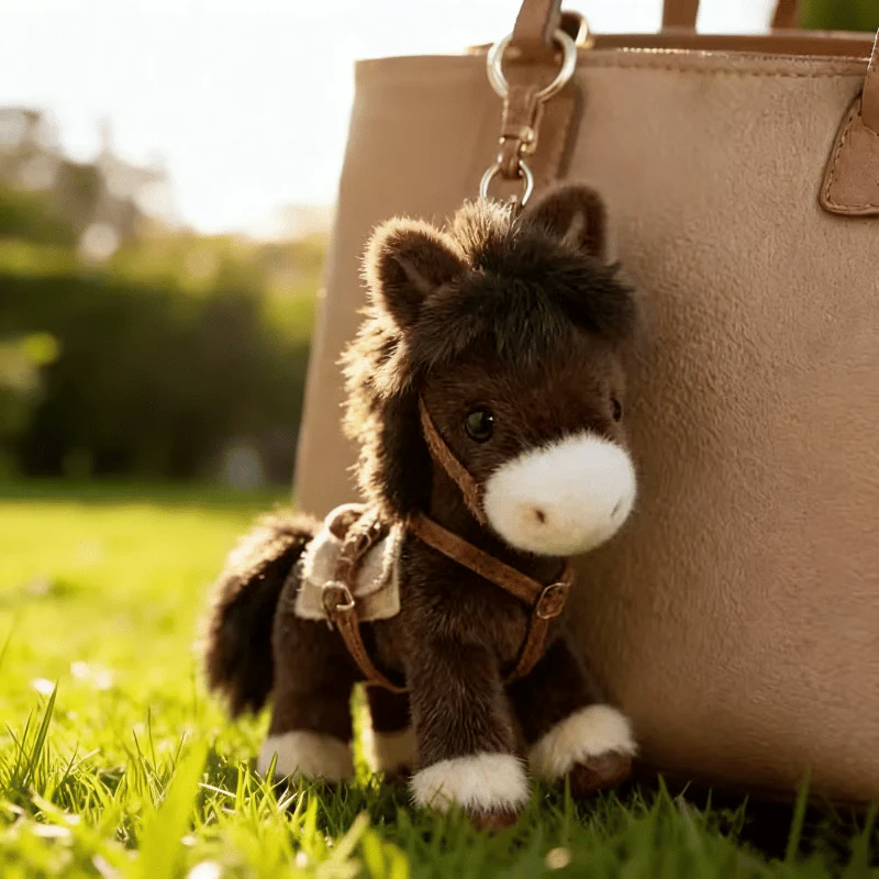 🔥🔥New Year Gift--Plush Pony Bag Charm and Keychain 🐎✨2026 Year of the Horse Gift 🎁Perfect for Lovers, Family & Kids! - Image 2