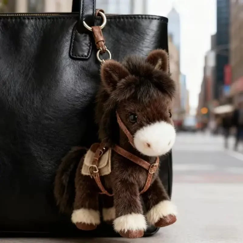 🔥🔥New Year Gift--Plush Pony Bag Charm and Keychain 🐎✨2026 Year of the Horse Gift 🎁Perfect for Lovers, Family & Kids! - Image 8